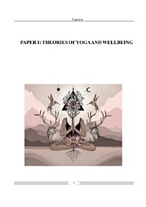 Theories of yoga and wellbeing