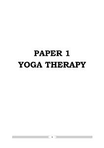 Yoga therapy