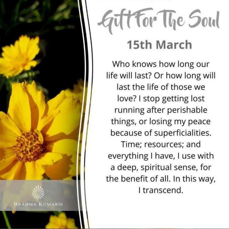 15th march gift for soul