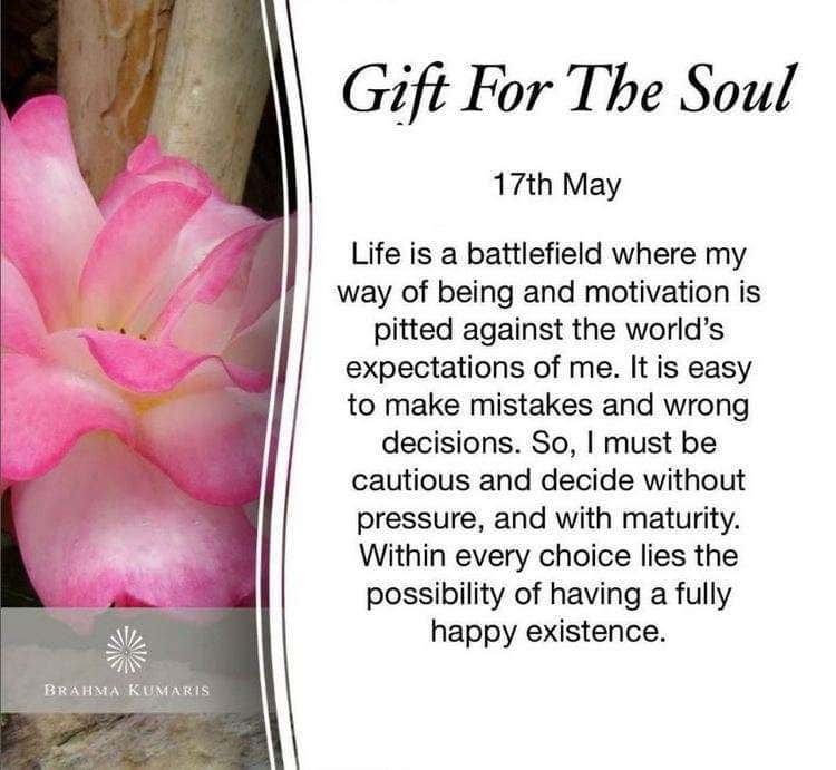 17th may gift for soul